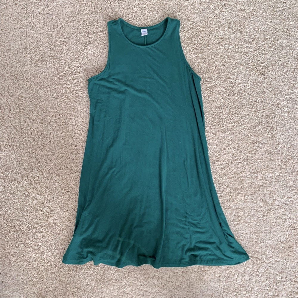 Old Navy Emerald Green Swing Dress